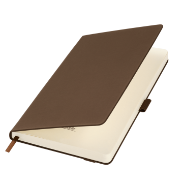 Portobello Ежедневник Alpha недатированный, коричневый/бежевый с логотипом на заказ