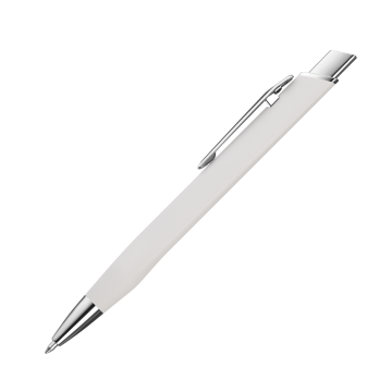 Portobello Шариковая ручка Pyramid NEO, белая с логотипом на заказ