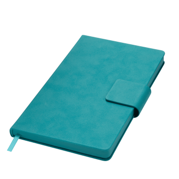 Portobello Ежедневник Риц (Ritz) недатированный, бирюзовый, твердая обложка с логотипом на заказ
