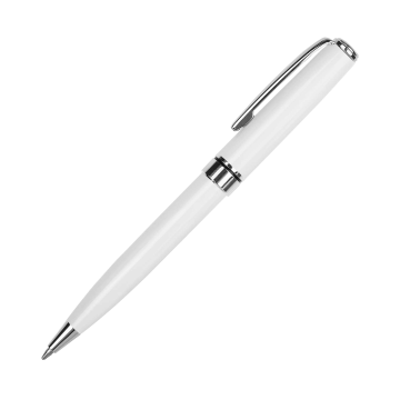 Portobello Шариковая ручка Тесоро (Tesoro), белая с логотипом на заказ