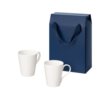 Portobello Подарочный набор Vesta в коробке-пакете (две фарфоровых кружки) с логотипом на заказ