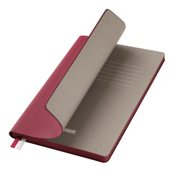 Portobello Ежедневник Rain недатированный, бургунди (без упаковки, без стикера) с логотипом на заказ