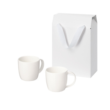 Portobello Подарочный набор Дафна (Dafna) в коробке-пакете (две фарфоровых кружки) с логотипом на заказ