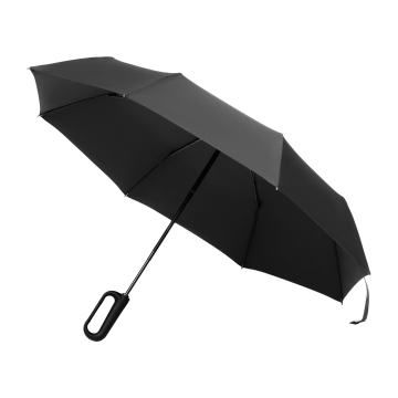 Portobello Зонт складной Azimut, черный с логотипом на заказ