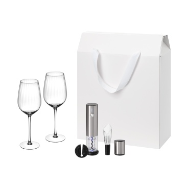Portobello Подарочный набор Бланш (Blanche), Винтаро (Vintaro) (2 бокала + набор для вина) с логотипом на заказ