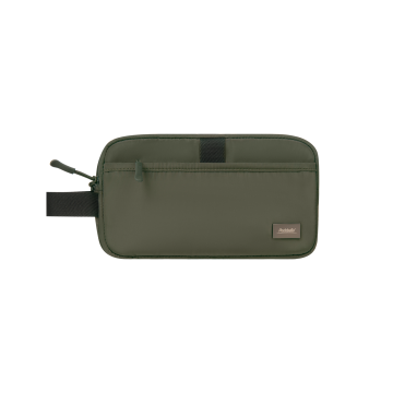 Portobello Дорожная косметичка Бостон (Boston), зеленая с логотипом на заказ