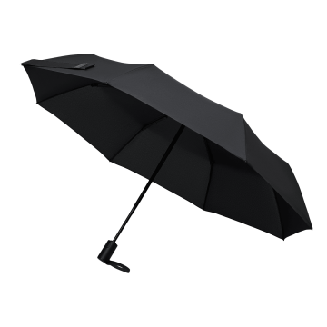 Portobello Зонт складной Пассат (Passat), черный с логотипом на заказ
