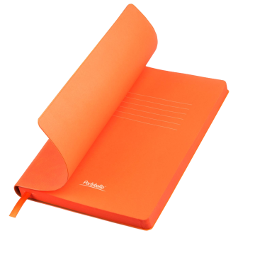 Portobello Ежедневник Латте (Latte NEW) недатированный, оранжевый/оранжевый с логотипом на заказ