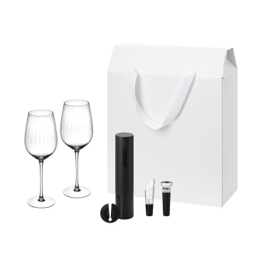 Portobello Подарочный набор Бланш (Blanche), Сакраменто (Sacramento) (2 бокала + набор для вина) с логотипом на заказ