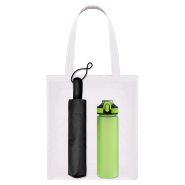 Portobello Подарочный набор Levante, салатовый (зонт, спортбутылка, шоппер) с логотипом на заказ