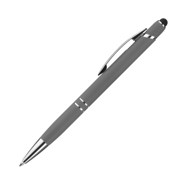 Portobello Шариковая ручка Комет Нео (Comet NEO), серая с логотипом на заказ