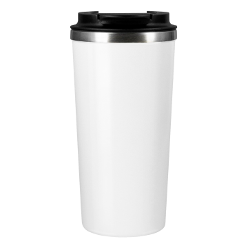 Portobello Термокружка вакуумная Palermo, белая, гладкое покрытие с логотипом на заказ