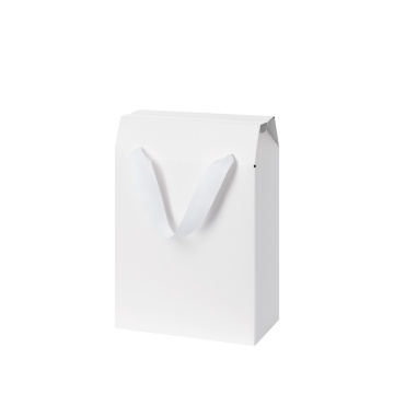 Portobello Подарочная коробка-пакет универсальная малая, белая с логотипом на заказ