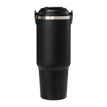 Portobello Термокружка вакуумная Montana, черный с логотипом на заказ