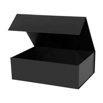 Portobello Подарочная коробка-трансформер средняя, черная с логотипом на заказ