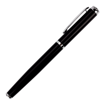 Portobello Ручка-роллер Соната (Sonata), черная с логотипом на заказ