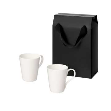 Portobello Подарочный набор Веста (Vesta) в коробке-пакете (две фарфоровых кружки) с логотипом на заказ