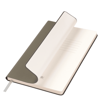 Portobello Ежедневник Spark недатированный, серый (без упаковки, без стикера) с логотипом на заказ