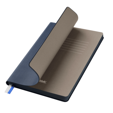 Portobello Ежедневник Рейн (Rain) недатированный, синий (без упаковки, без стикера) с логотипом на заказ