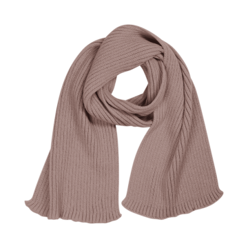 Portobello Шарф Forges вязаный, коричневый с логотипом на заказ