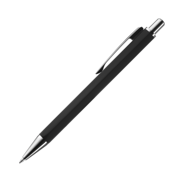Portobello Шариковая ручка Урбан (Urban), черная с логотипом на заказ