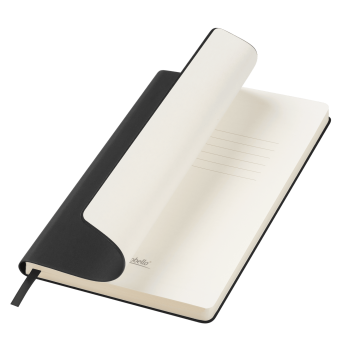 Portobello Ежедневник Star недатированный, черный (без упаковки, без стикера) с логотипом на заказ