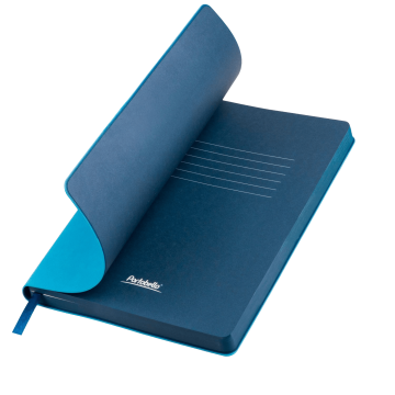 Portobello Ежедневник Латте (Latte NEW) недатированный, голубой/синий (без упаковки, без стикера) с логотипом на заказ