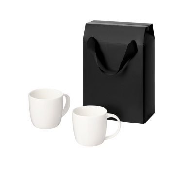 Portobello Подарочный набор Dafna в коробке-пакете (две фарфоровых кружки) с логотипом на заказ