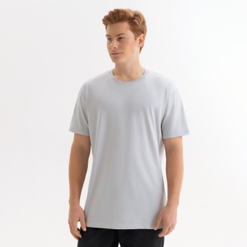 Portobello Футболка унисекс KRIS, 150 гр., светло-серая с логотипом на заказ