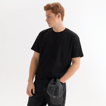 Portobello Футболка унисекс Крис (Kris), 150 гр., черная, размер XXL с логотипом на заказ