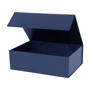 Portobello Подарочная коробка-трансформер средняя, синяя с логотипом на заказ