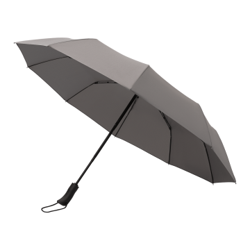Portobello Зонт складной Леванте (Levante), серый с логотипом на заказ