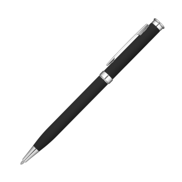 Portobello Шариковая ручка Бенуа (Benua), черная с логотипом на заказ