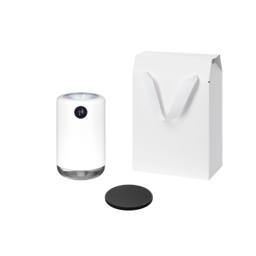 Portobello Подарочный набор Bliss, Auris, черный (увлажнитель воздуха, зарядное устройство) с логотипом на заказ