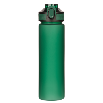 Portobello Бутылка для воды Flip, темно-зеленая с логотипом на заказ