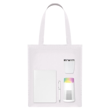 Portobello Подарочный набор Welcome Pack Galaxy, белый  (термокружка, очиститель воздуха, ежедневник, ручка, шоппер) с логотипом на заказ