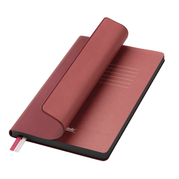 Portobello Ежедневник Moon river недатированный, бургунди с логотипом на заказ