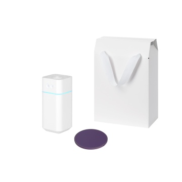 Portobello Подарочный набор Cloud NEO, Auris, фиолетовый (увлажнитель воздуха, зарядное устройство) с логотипом на заказ