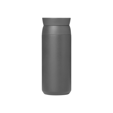 Portobello Термобутылка вакуумная герметичная Grace, серая с логотипом на заказ