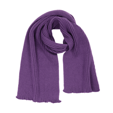 Portobello Шарф Forges вязаный, фиолетовый с логотипом на заказ
