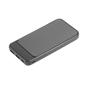 Portobello Внешний аккумулятор Старлайт Плюс НЕО (Starlight Plus NEO) 10000 mAh, серый с логотипом на заказ