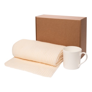 Portobello Подарочный набор Siena, Forges, бежевый с логотипом на заказ