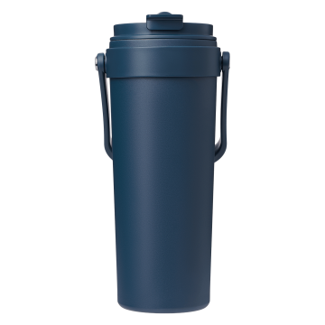 Portobello Термокружка вакуумная Solo, синяя с логотипом на заказ
