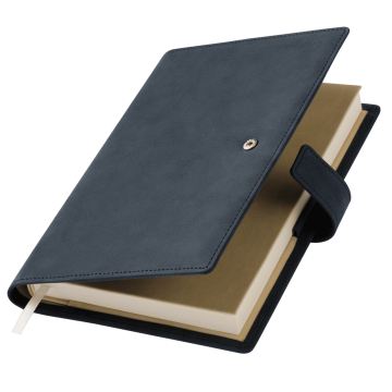 Portobello Ежедневник-портфолио Роял (Royal NEO) недатированный в подарочной коробке, синий с логотипом на заказ