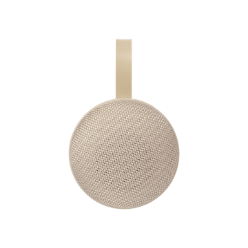 Portobello Беспроводная колонка Сэнд (Sand) 900 mAh, бежевая с логотипом на заказ