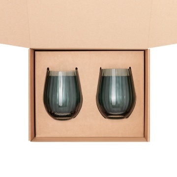 Portobello Подарочный набор 2 стакана для воды Капри (Capri) с логотипом на заказ