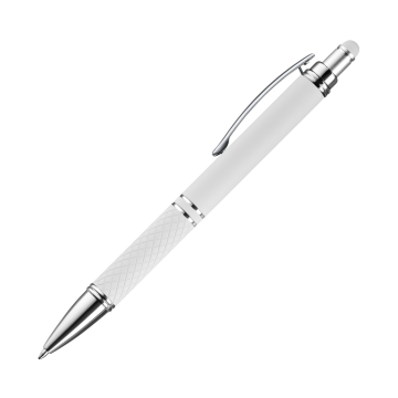 Portobello Шариковая ручка Альт (Alt), белая с логотипом на заказ