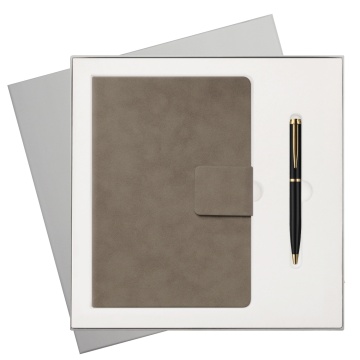 Portobello Подарочный набор Ritz, бежевый (ежедневник, ручка) с логотипом на заказ