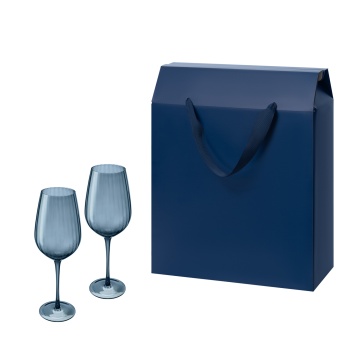 Portobello Подарочный набор 2 бокала для вина Toscana в большом подарочном пакете с логотипом на заказ