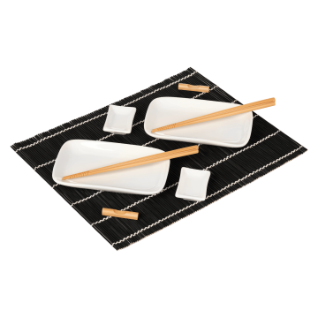 Portobello Набор для сервировки суши Tokyo (10 предметов), черный с логотипом на заказ